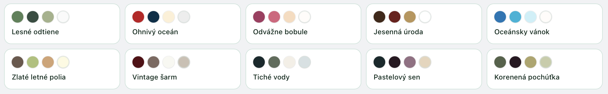 Farebné schémy